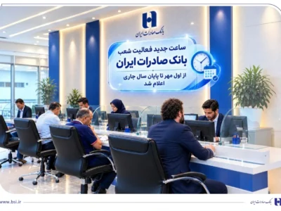 ساعت جدید فعالیت شعب بانک صادرات ایران از اول مهر تا پایان سال جاری اعلام شد