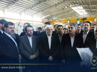 افتتاح واحد بزرگ ریسندگی در قم با سرمایه گذاری بانک ملی ایران