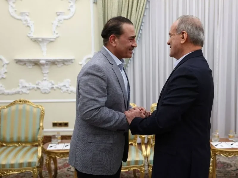 دیدار فرمانده ارتش پاکستان با رئیس‌جمهور پزشکیان در تهران